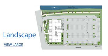 A map of the parking lot for a new apartment complex.